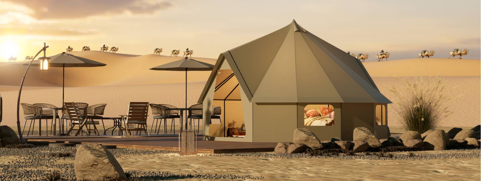 彭州露营酒店帐篷产品